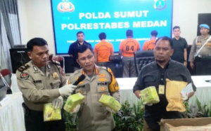 Polresta Medan Sita Sabu-Sabu 11 Kg