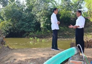 Cek Pompanisasi di Jateng, Presiden Apresiasi Jajaran Kementan Distribusikan Pompa Secara Merata