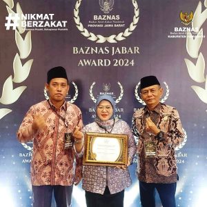 Baznas Indramayu Raih Anugerah Baznas Jabar Award 2024 Nilai Indeks Zakat Terbaik  