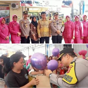 HUT Bhayangkara Ke-78 Polres Indramayu Bersama PD Muhammadiyah Adakan Pelayanan Kesehatan Gratis