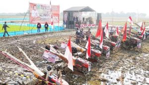 30 Kelompok Tani Ikut Lomba Balap Traktor, Pemenangnya Berhadiah Tropi dan Kambing