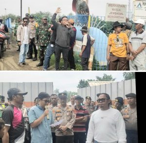 Ratusan Warga Desa Bugis Tua Demo Tuntut Kontraktor Perbaiki Fasum