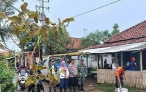 Puting Beliung Terjang Desa Pabean Ilir, Puluhan Rumah Warga Rusak