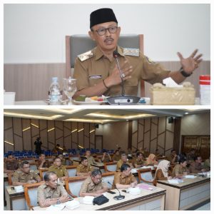 Wabup Indramayu Gelar Rakor Diikuti para Kepala SKPD dan Camat