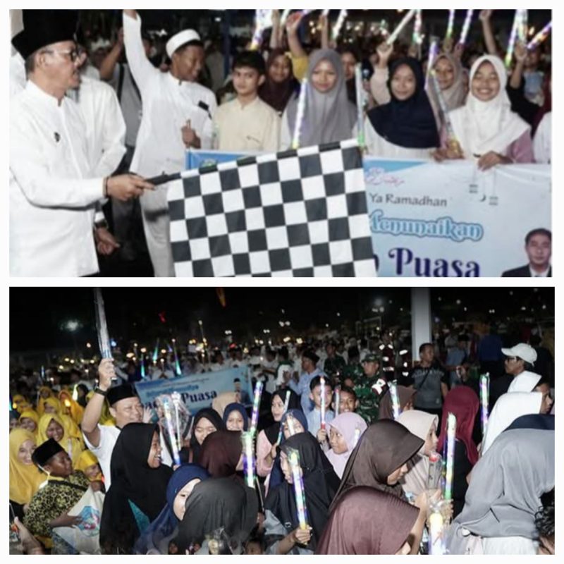 Wabup Indramayu Lepas Ribuan Peserta Pawai Tarhib Sambut Ramadan