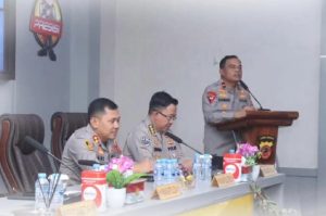 Wakapolda dan Pejabat Utama Polda Jabar Kunjungi Polres Indramayu
