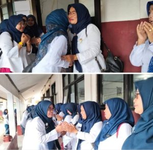 Pererat Silaturahmi Anggota dan Pengurus DWP UPTD SDN di Kecamatan Gantar Gelar Halal Bihalal