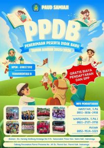 PAUD Samiaji Mulai Menerima Peserta Didik Baru Tahun Ajaran 2025/2026