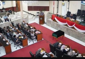 Rapat Paripurna DPRD Pembacaan Nota Pengantar Rancangan Perda Tentang RPJMD Kabupaten Subang Diwarnai Walk Out Fraksi NasDem