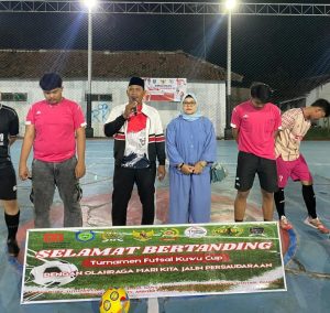 Kejuaraan Futsal Kuwu Cup HUT Kemerdekaan RI Ke-80 Desa Karanglayung Resmi Dimulai
