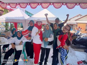 Pemcam Sukra Gelar Senam Sehat Bersama Semarakkan HUT Kemerdekaan RI ke-80