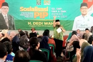 Anggota DPR RI H. Dedi Wahidi Mengundang Ribuan Orangtua Siswa Sosialisasikan PIP