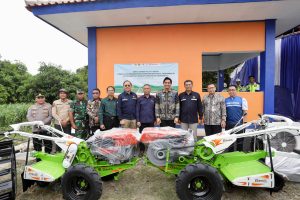 Perbaikan Jaringan Irigasi dan Jalan Usaha Tani Bantuan SKK Migas Pertamina EP dan Pemkab Indramayu Diapresiasi Kades