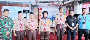 PLN Nusantara Power UP Indramayu Support Pelatihan Pramuka Saka Wirakartika Ranting Koramil 1614/Anjatan Krida Siaga Tanggap Penanggulangan Bencana